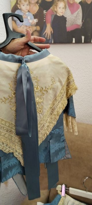 Traje regional valenciana niña - Azul
6 años 