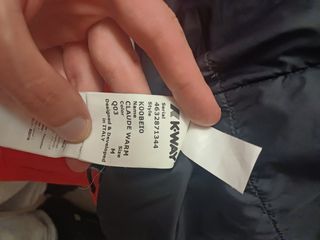 Giacca K-Way rossa tg. M