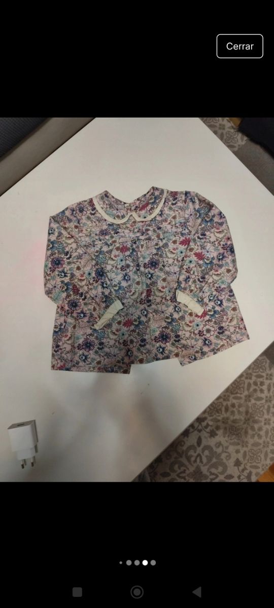 Camisa floral niña