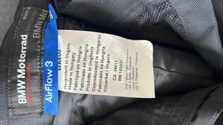 Chaqueta y pantalón moto BMW