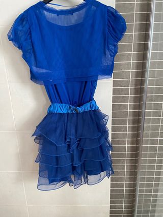 Vestido fiesta talla S con chaqueta corta a juego