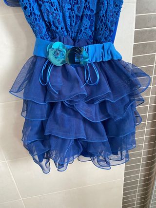 Vestido fiesta talla S con chaqueta corta a juego