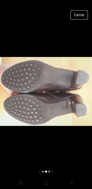 Botines leopardo. Piel autentica.