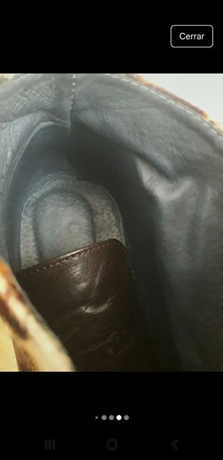 Botines leopardo. Piel autentica.