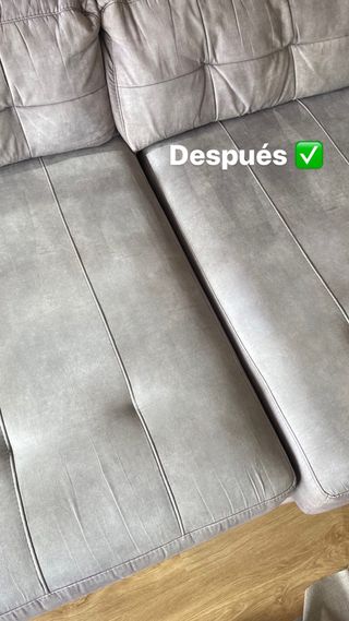 Limpieza de sofa