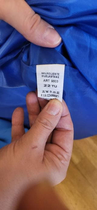 Chaqueta americana azul klein