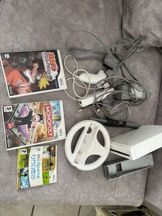Wii + juegos y accesorios