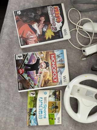 Wii + juegos y accesorios