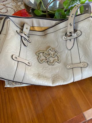 Bolso Tous beige auténtico, displngo de otro choco