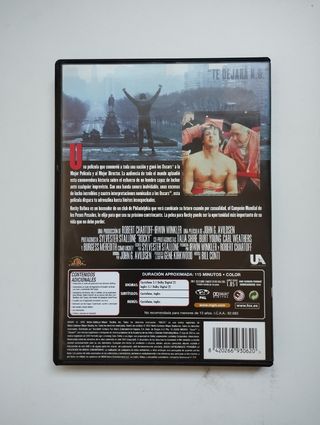 DVD de la película "Rocky"