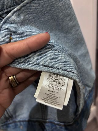 Chaqueta vaquera Bow Tie - Azul