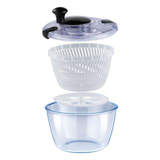 Centrifuga per Pulizia Insalata in Vetro 4,5L, Lav