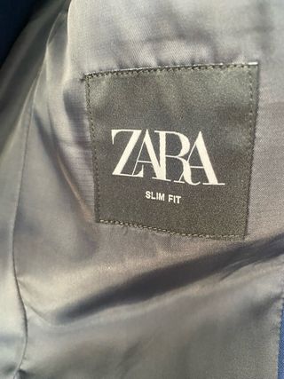 Traje Zara azul - talla 48/36
