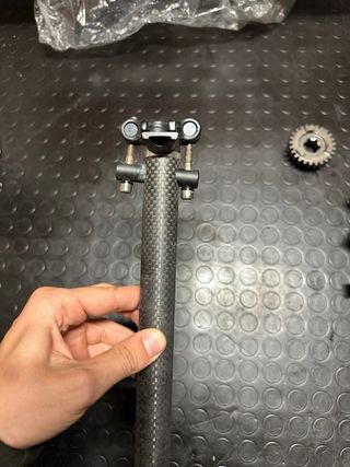 regisella/ supporto in fibra di carbonio 27mm