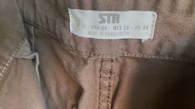 Pantalones cargo marrón Pull&Bear - 36