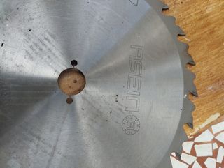 Disco de maquina de madera