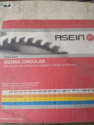 Disco de maquina de madera