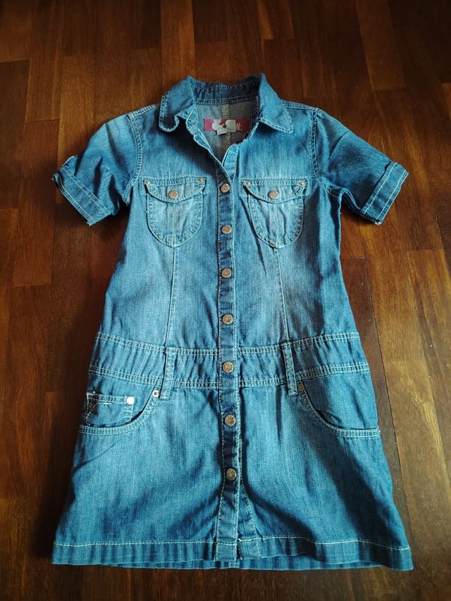 Vestido vaquero corto