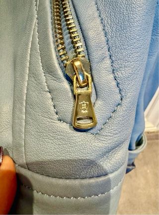 Chaqueta Massimo Dutti napa azul