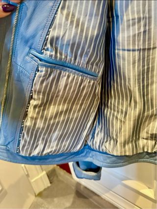 Chaqueta Massimo Dutti napa azul