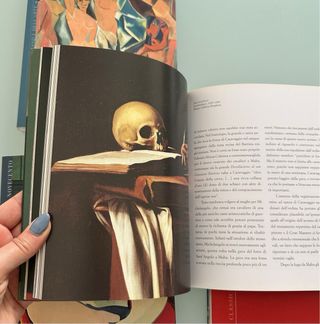 4 libri arte:2 Picasso 1Caravaggio 1Warhol