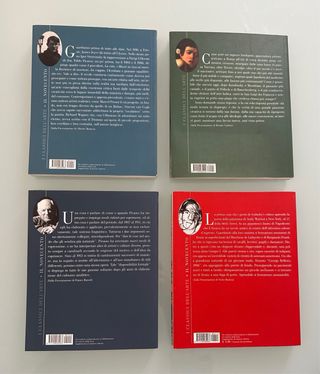 4 libri arte:2 Picasso 1Caravaggio 1Warhol