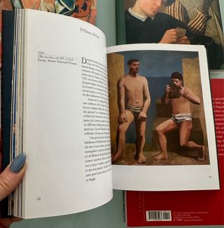 4 libri arte:2 Picasso 1Caravaggio 1Warhol