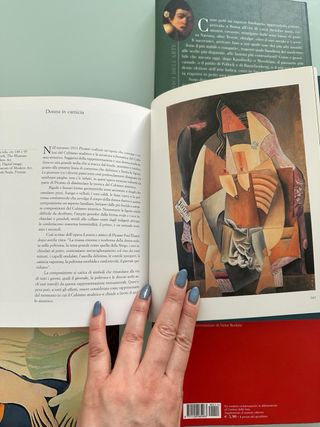 4 libri arte:2 Picasso 1Caravaggio 1Warhol