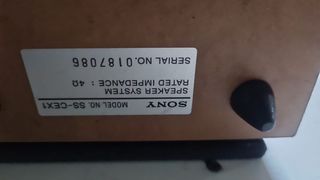 Minicadena Sony CMT-EH10 CD/Casete