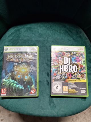 Bioshock 2 y dj hero xbox 360