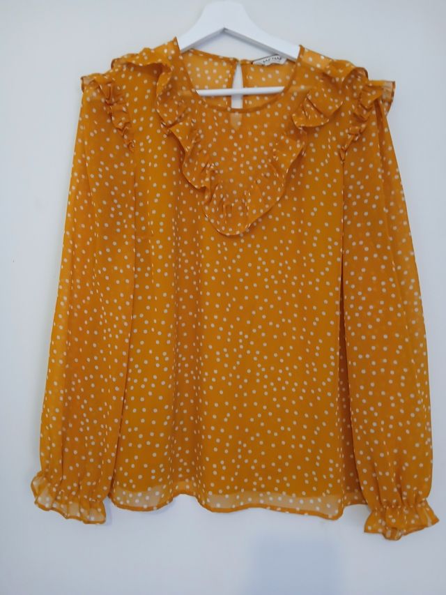 Blusa Mostaza Naf Naf