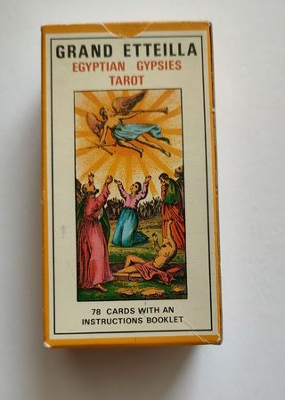 Grand Etteilla Egyptian gypsies Tarot de los 1977