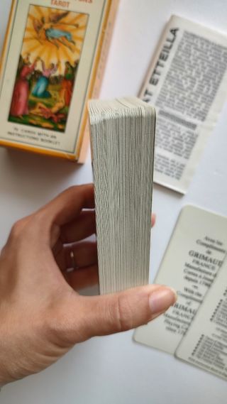 Grand Etteilla Egyptian gypsies Tarot de los 1977