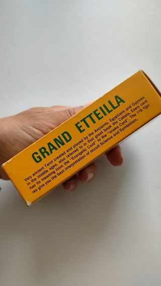 Grand Etteilla Egyptian gypsies Tarot de los 1977