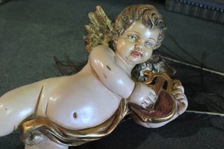 Ángel Músico, Escultura Religiosa, Antiguo Ángel