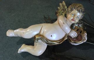 Ángel Músico, Escultura Religiosa, Antiguo Ángel