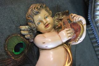 Ángel Músico, Escultura Religiosa, Antiguo Ángel