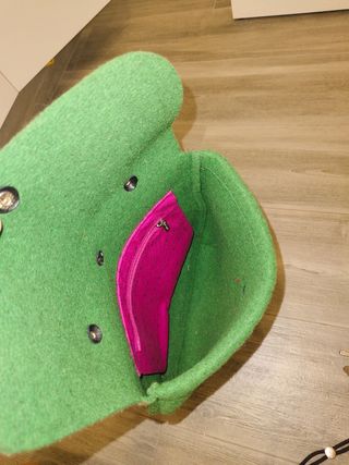 Mochila de fieltro y cuero Audali
