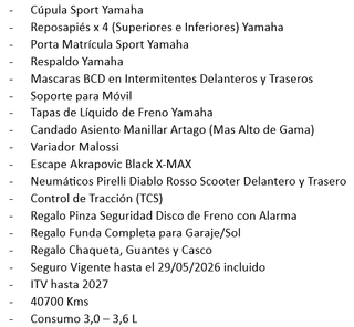 YAMAHA XMAX 300 EXCLUSIVA