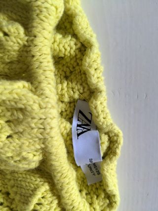 Top de punto,algodón,zara.