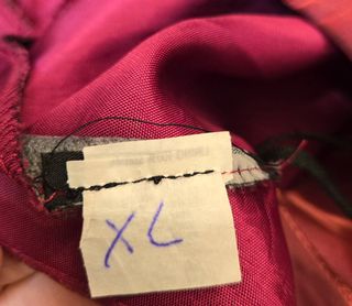 Vestido fiesta rojo burdeos