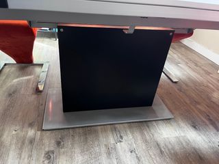 Mesa comedor extensible negra - acero