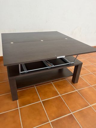 Mesa centro elevable y extensible