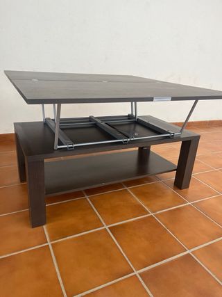 Mesa centro elevable y extensible