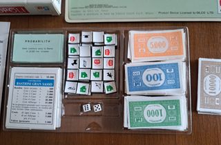 Monopoli pocket vintage, incompleto 