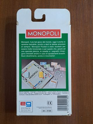 Monopoli pocket vintage, incompleto 