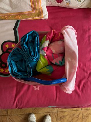Saco dormir + colchón inflable niña