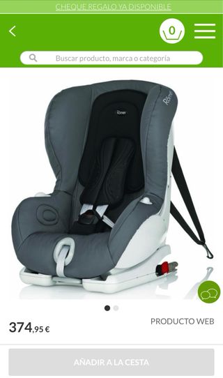 Sillita Römer versafix con Isofix