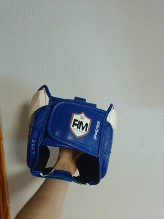 Casco boxeo Ring Master azul