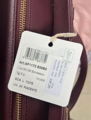 Borsa bordeaux donna Liujo